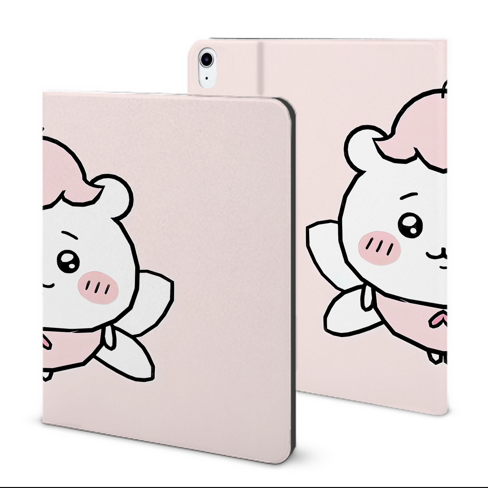 （画像用） ちいかわ Chii-kawa IPad ケース ブック型 PUレザー TPU 耐衝撃 軽量 薄型 ペン収納なし 全面保護 IPad 各モデル対応